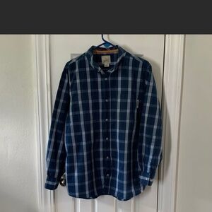 Field & Stream Blue Mens Shirt Size L #145